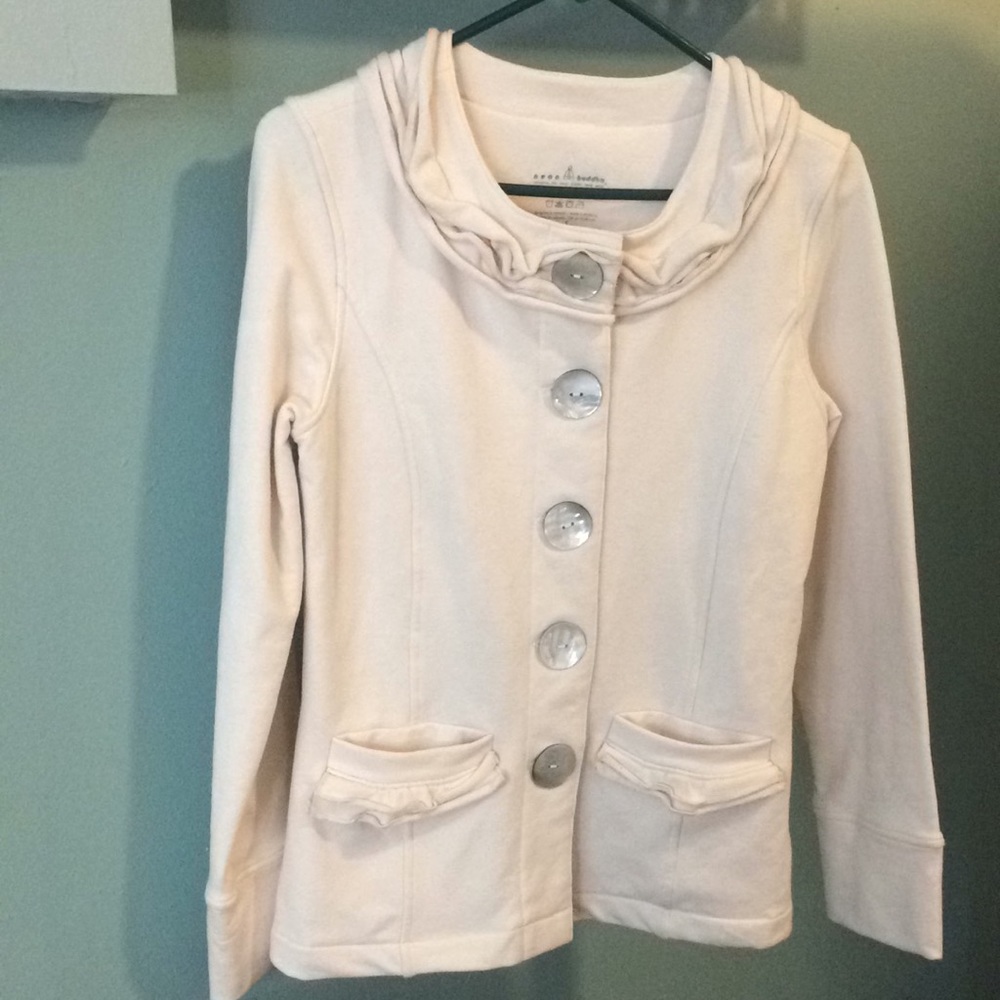 Neón Buddha jacket size small beiges button up